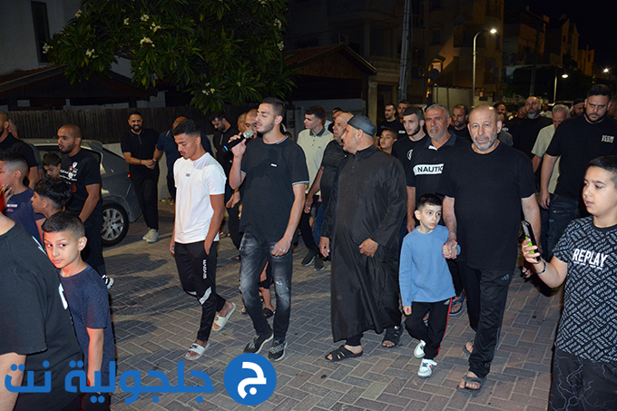 مسيرة التكبير ليلة عيد الاضحى في جلجولية